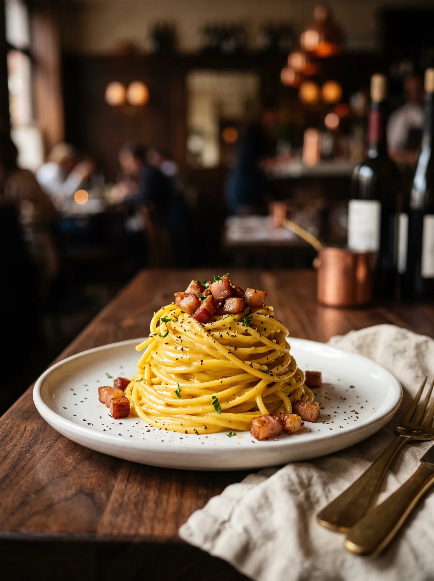 I Bigoli alla Carbonara
